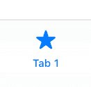 SwiftUI Tabs with icon and text example